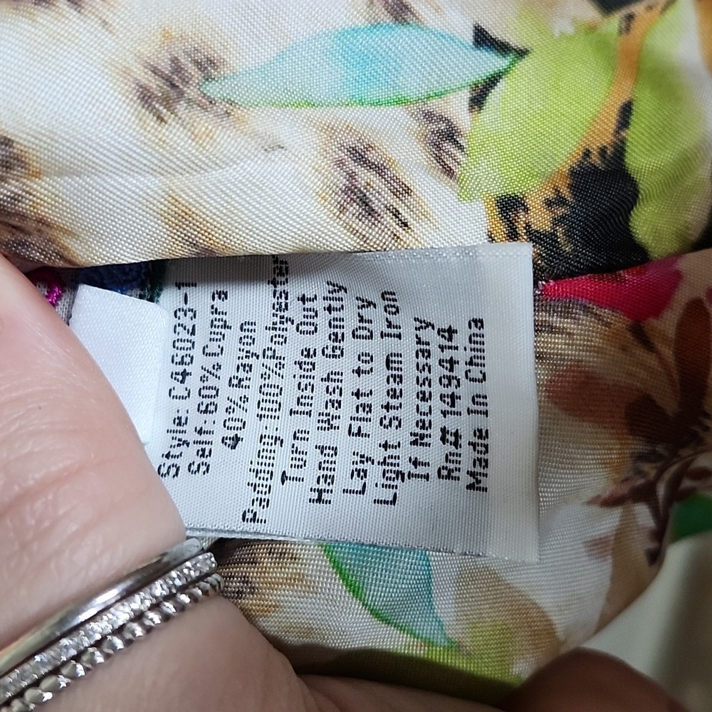 Johnny Was Nandru Reversible Jacket Multiprint Colorful Womens XL - Picture 13 of 16